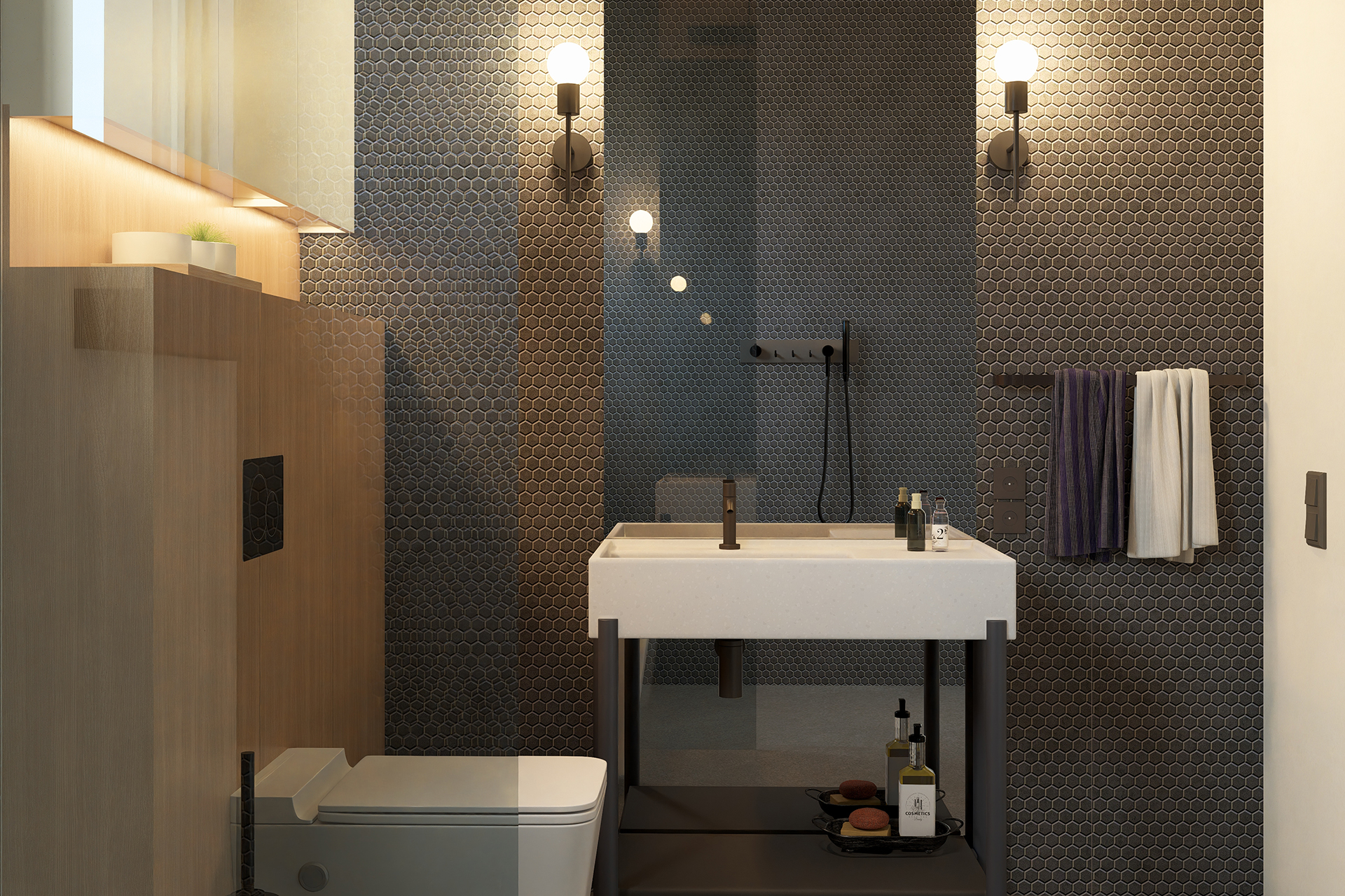 Санузел модульного дома