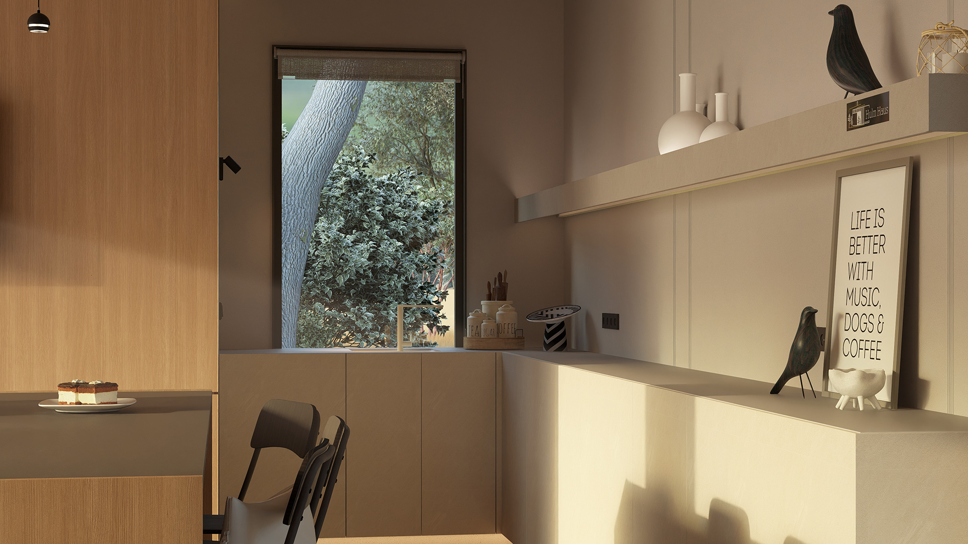 Кухня модульного дома